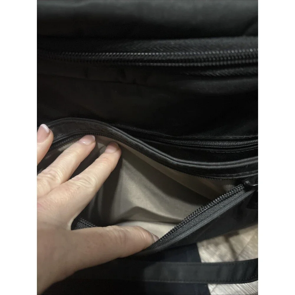 JuJuBe Signature Large Utility-Strap Tote Shoulder Crossbody Diaper Bag- Black